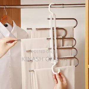 High Quality 5in1 Trouser Hanger(ልብስ መስቀያ)