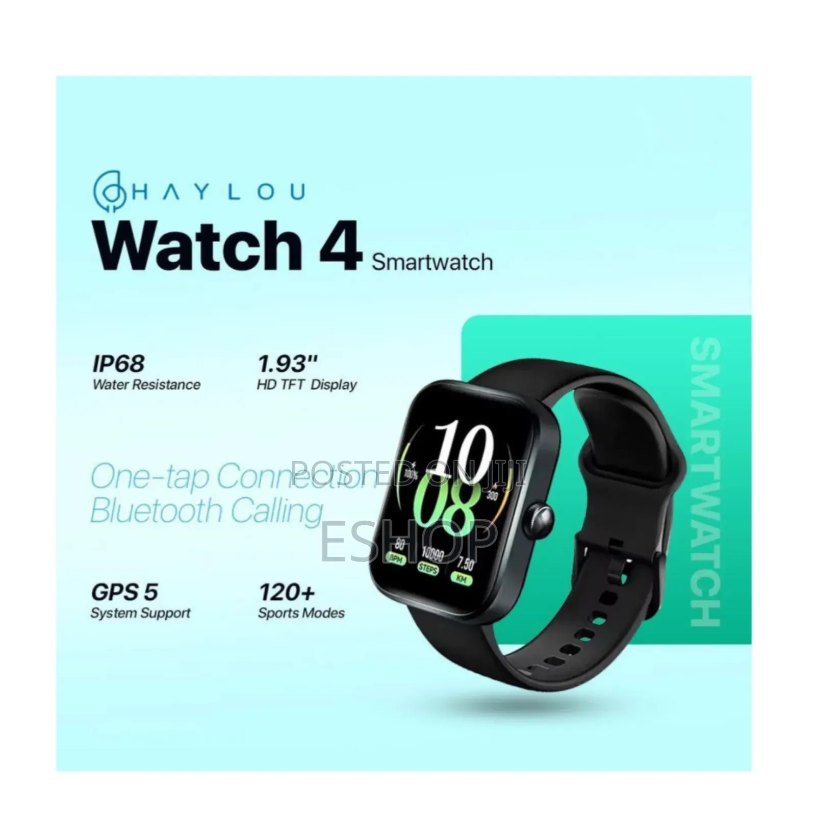Experience the Big Display Smartwatch - Haylou Watch 4