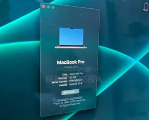 New Laptop Apple MacBook Pro M1 32GB Apple M1 Pro SSD 1T