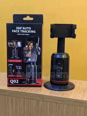 Photo - Q02 360° Auto Face Tracking Selfie Stick Tripod