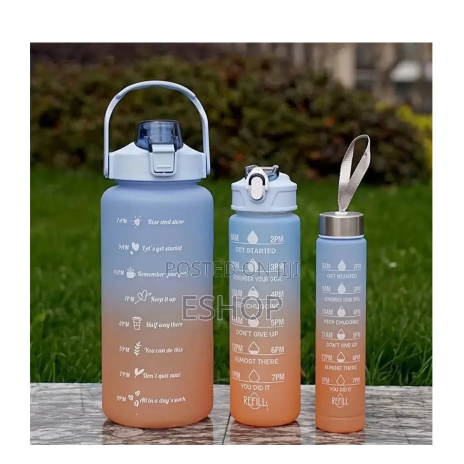 3in1 Strong Water Bottle - Won't Break!)