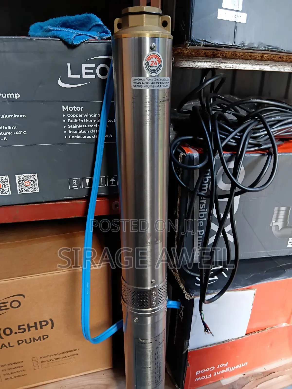 4×Rm4/10.075 ሸንበቆ Pump 1hp