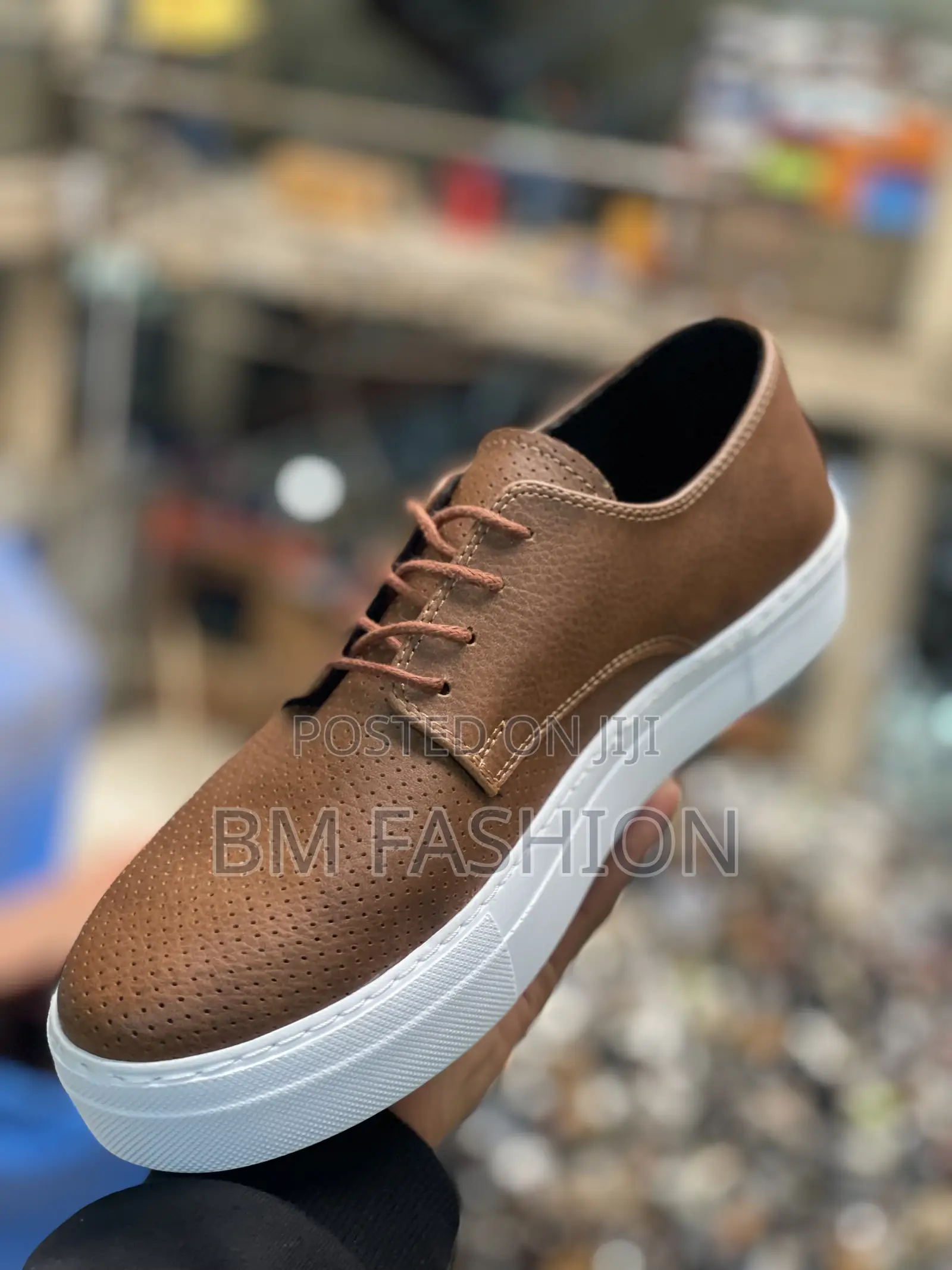 Light Brown Leather Chekich Recent Fashion