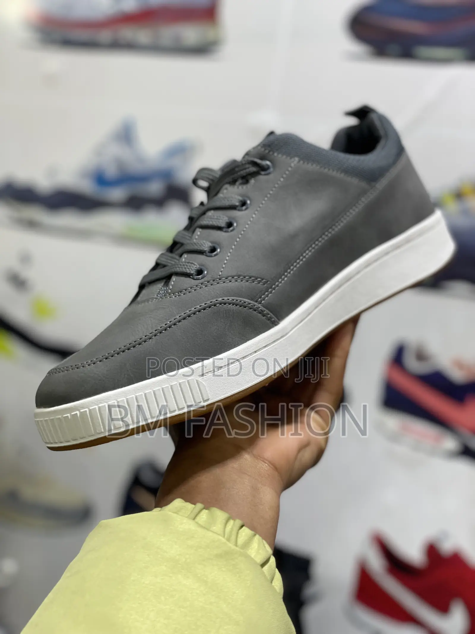 Cat Gray Mens Quality Flat Shoes for Any Occasion