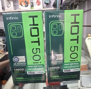 New Infinix Hot 50i 128 GB Black