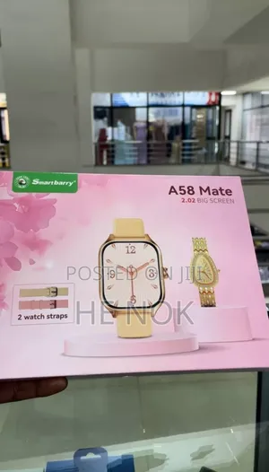 Girl Smart Watch Smartbarry A58 Mate Smart Watchand Luxury Watch