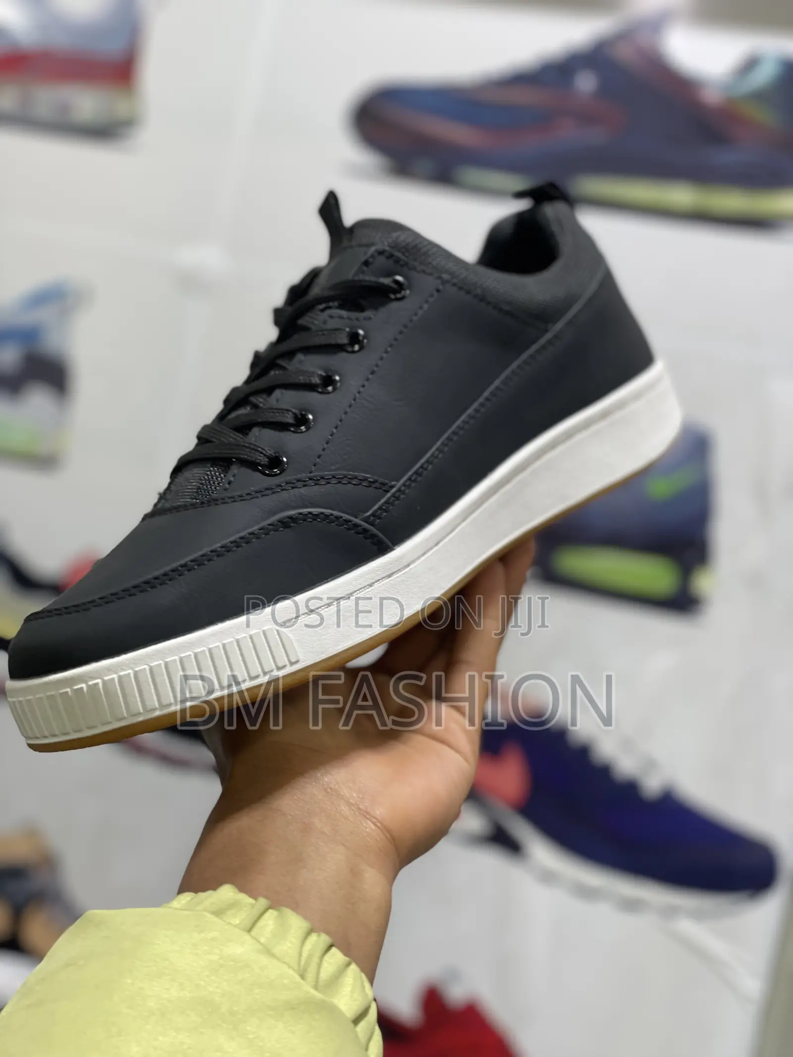 Cat Black and White Flat Men’S Quality Shoes