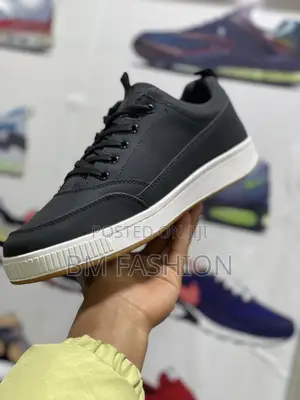 Cat Black and White Flat Men’S Quality Shoes