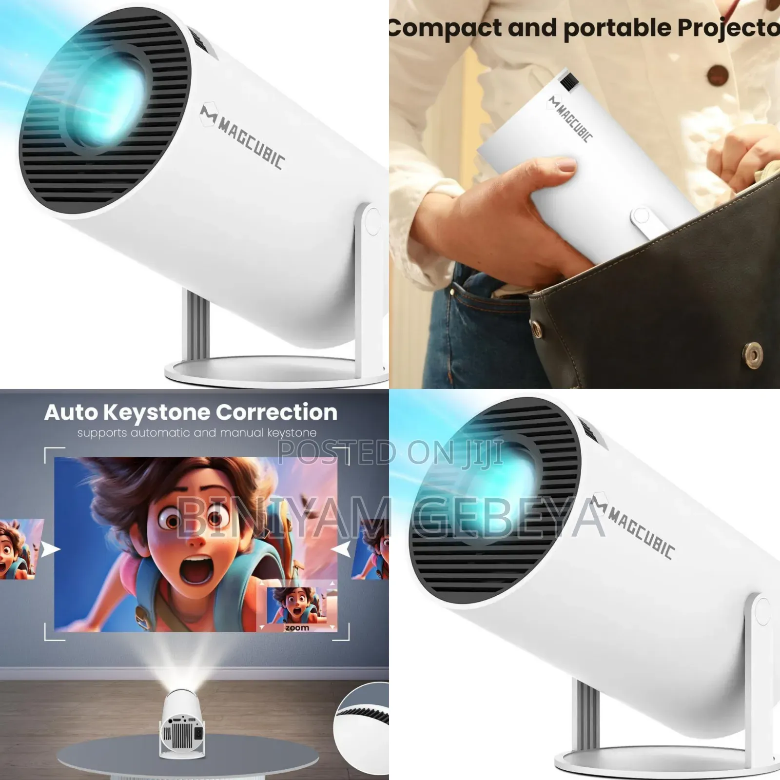Original Brand Led Smart Android 11theater Hy300 Projector