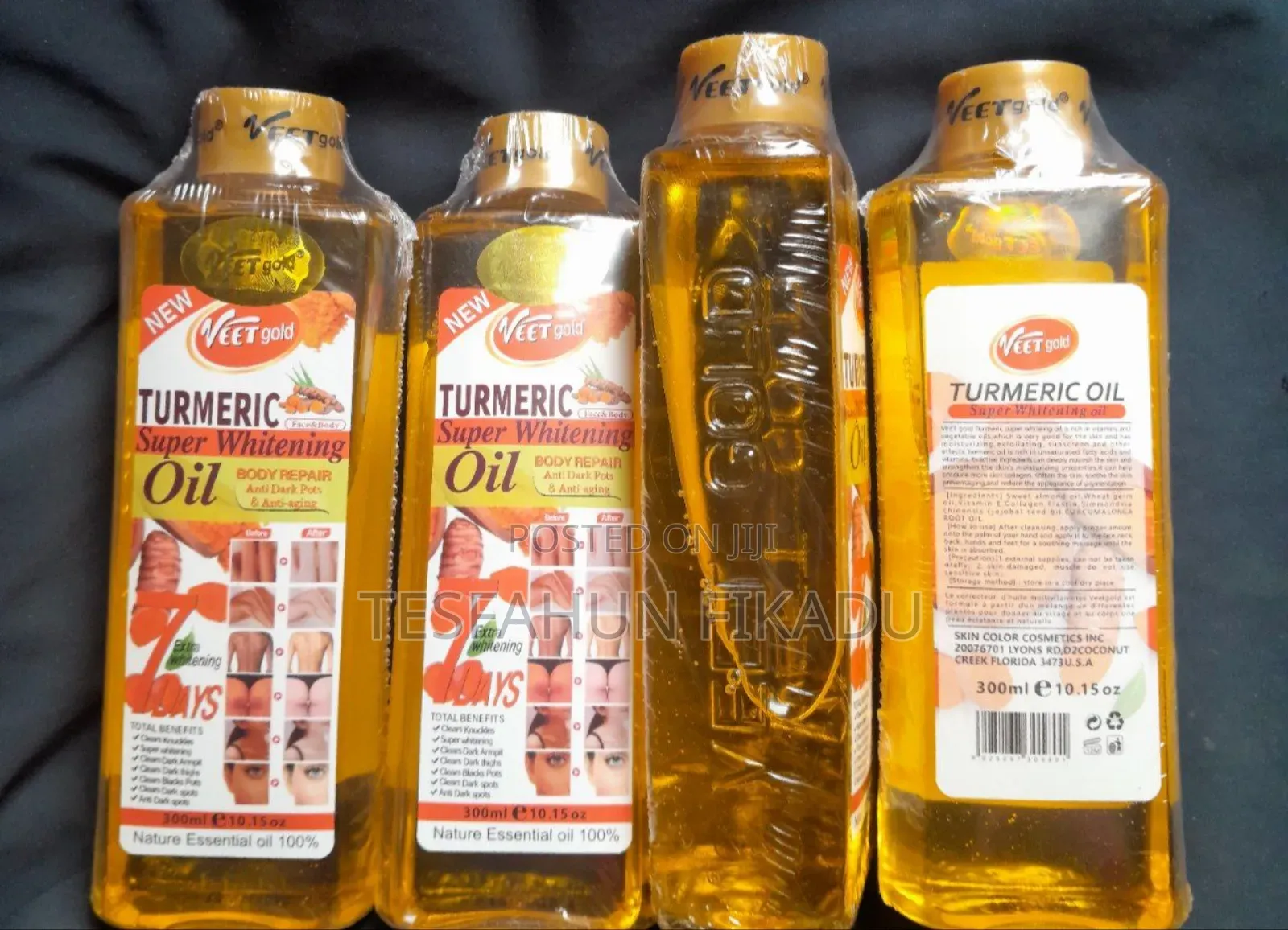 Veet Gold Turmeric Super Whitening Oil 