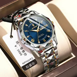 Poedagar Luxury Man Wristwatch Waterproof Luminous Date Week Men Watch