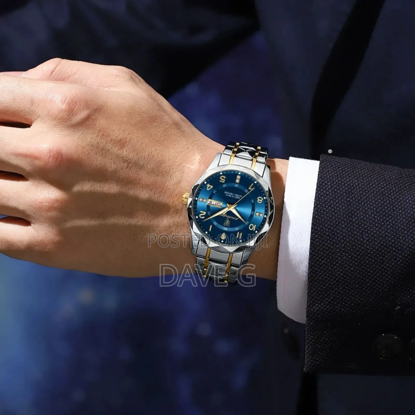 Poedagar Luxury Man Wristwatch Waterproof Luminous Date Week Men Watch