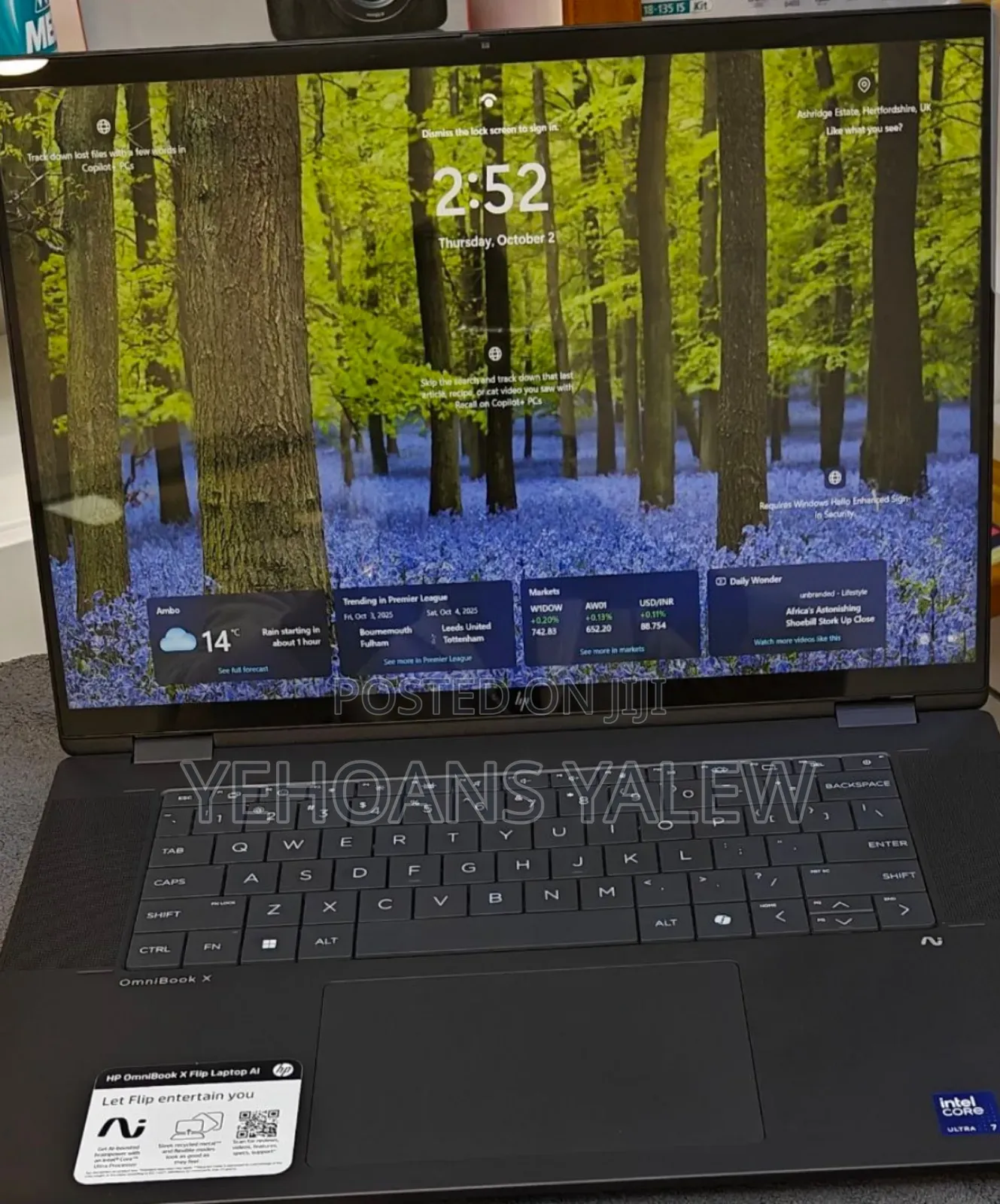 New Laptop HP OmniBook X Flip 16" 16GB Intel Core Ultra 7 SSD 1T