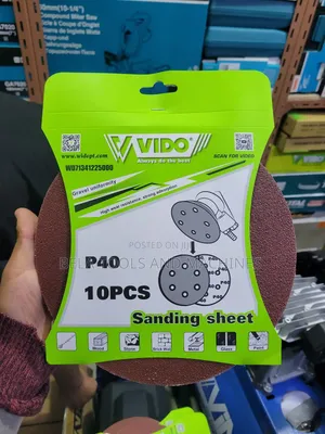 Photo - Vido Sanding Sheet Wall Sander Paper 10pcs