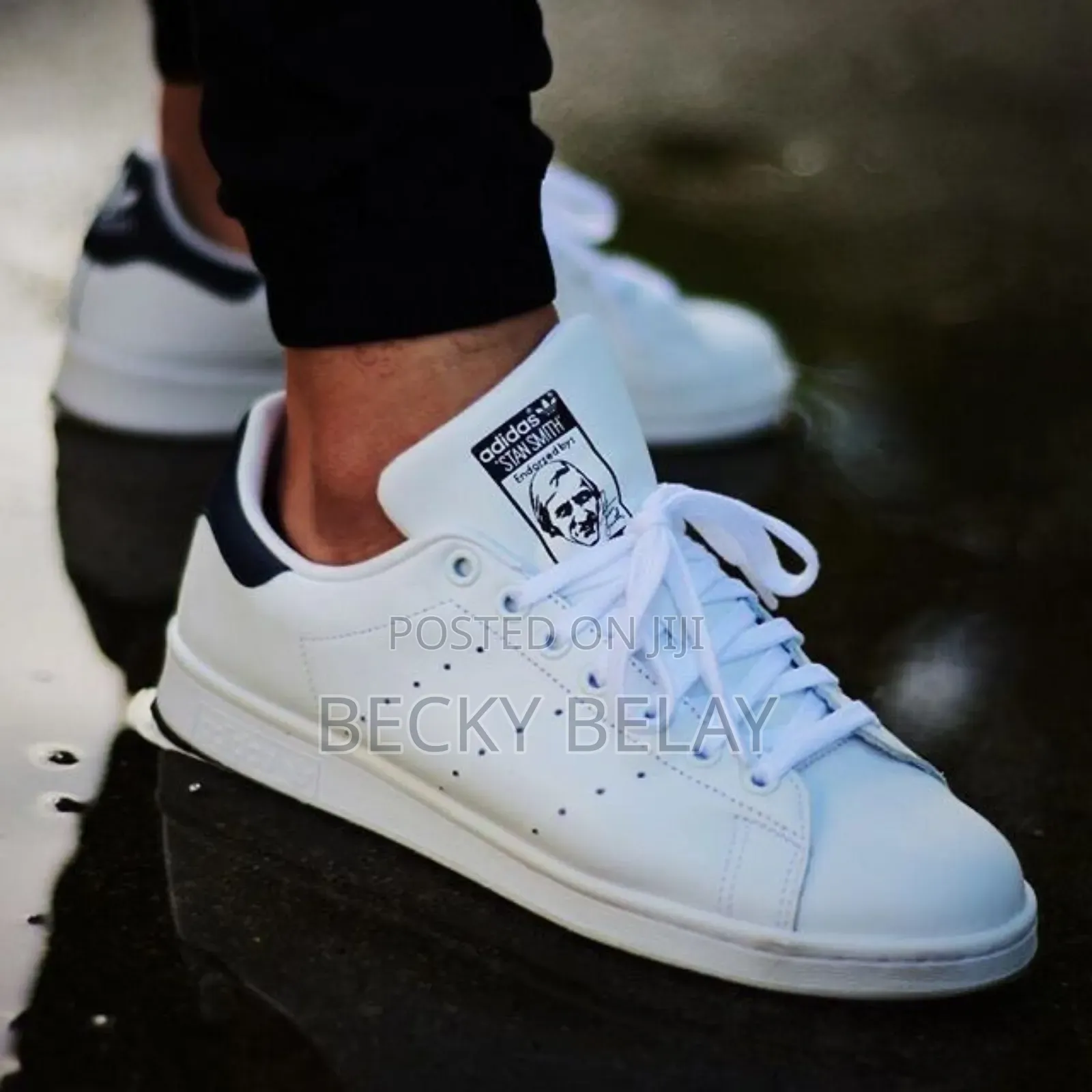 Adidas Stan Smith White X Black Shoes