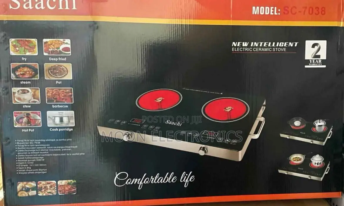 Saachi Digital Touch Stove – Modern Cooking Made Easy!