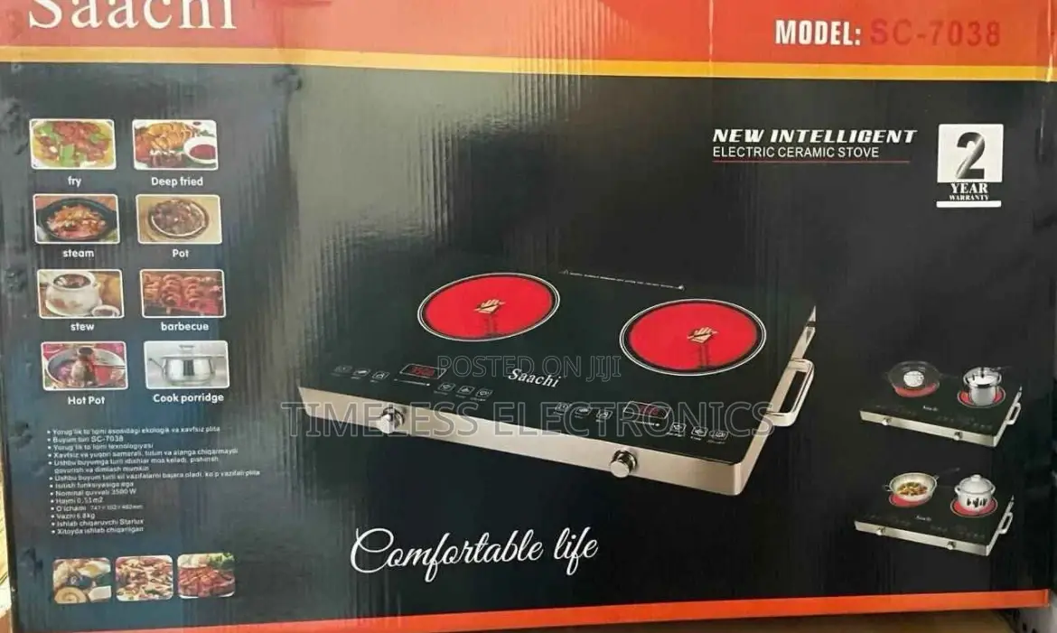 Saachi Digital Touch Stove – Modern Cooking Made Easy!