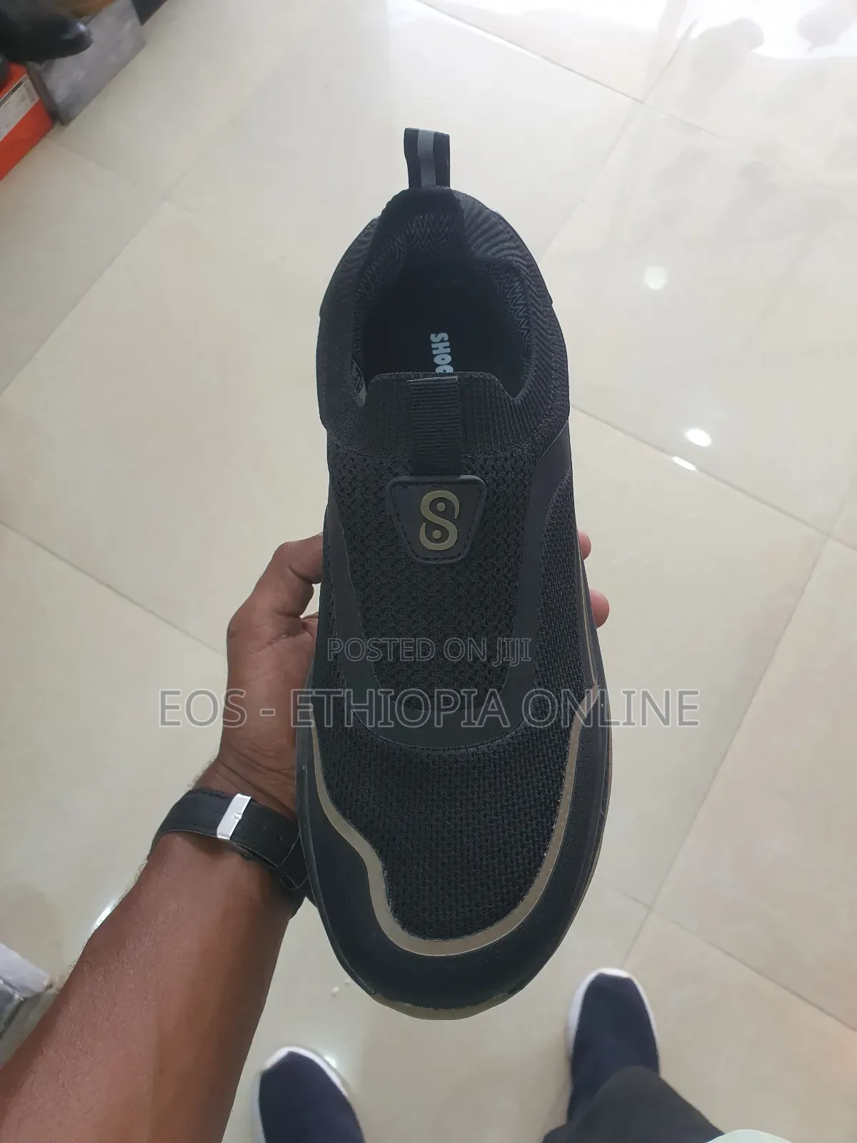 Shock Force Black Brown Quality Sneakers [On Hand]