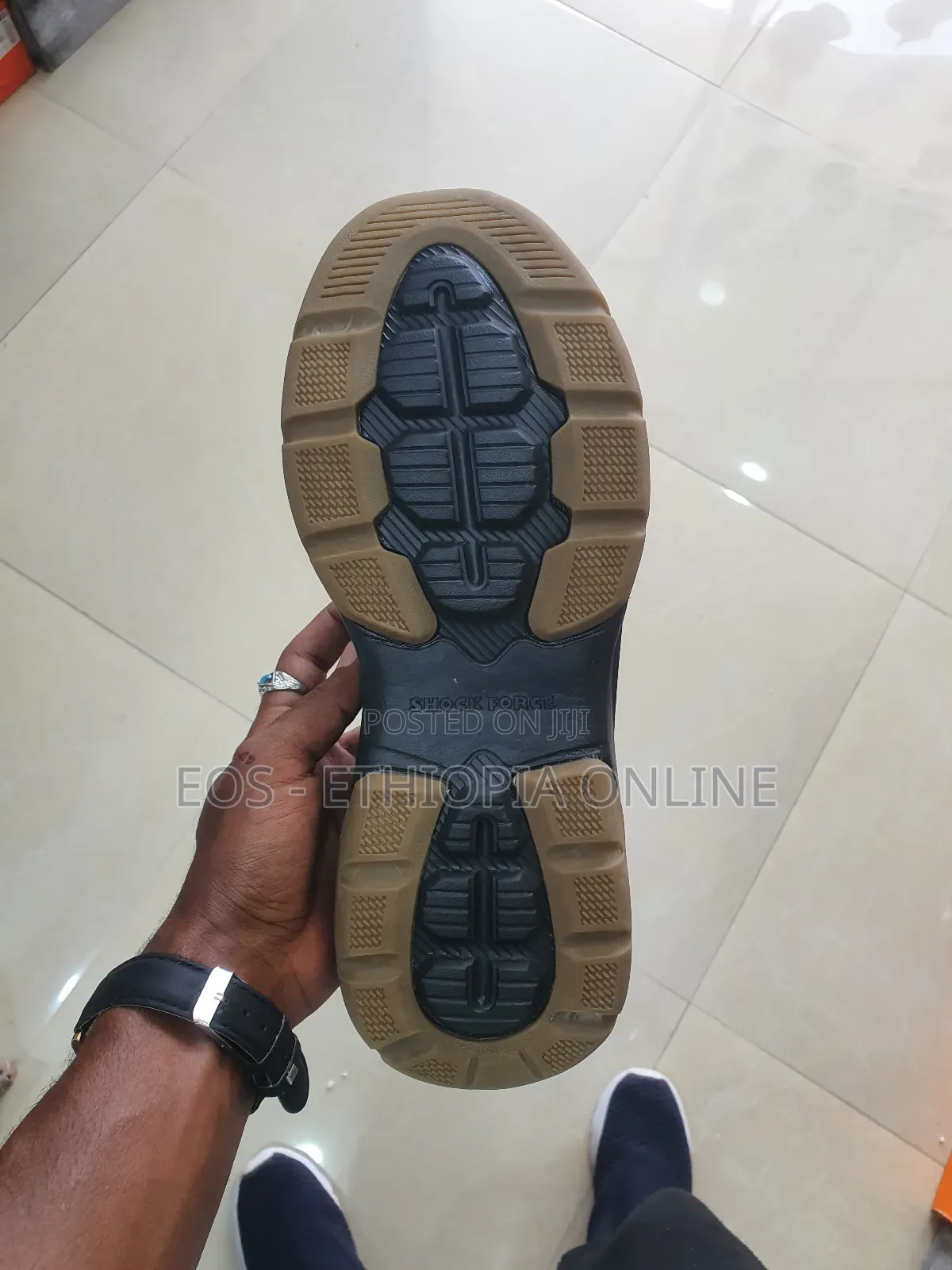 Shock Force Black Brown Quality Sneakers [On Hand]