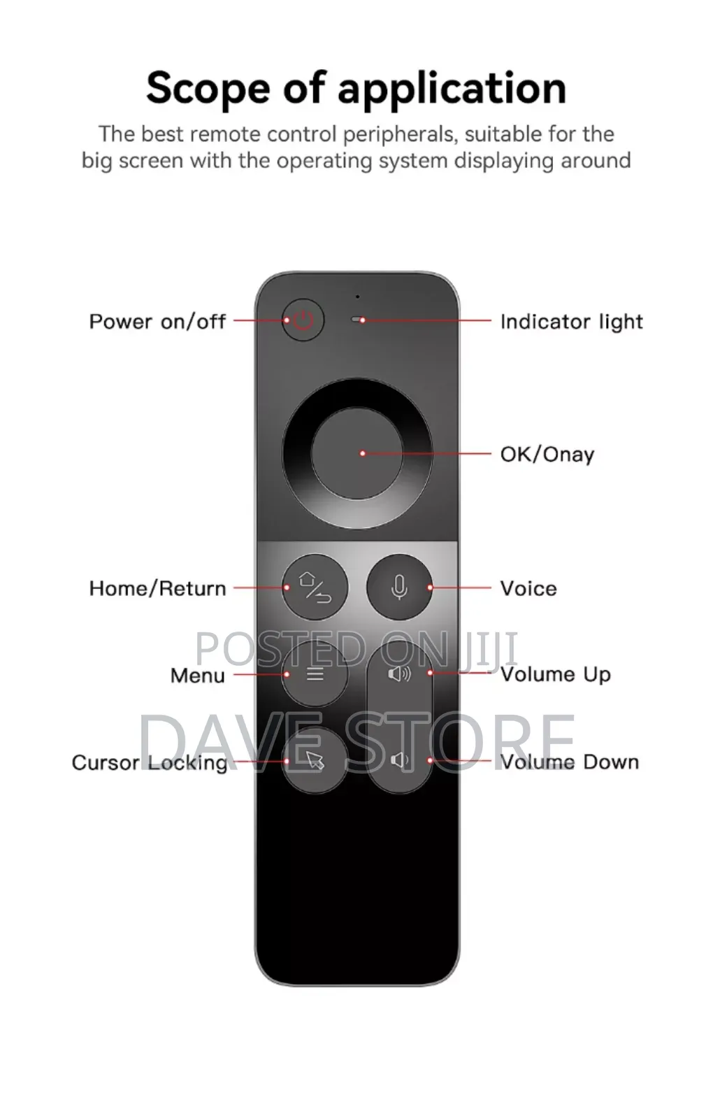 W3 Air Mouse Remote Control