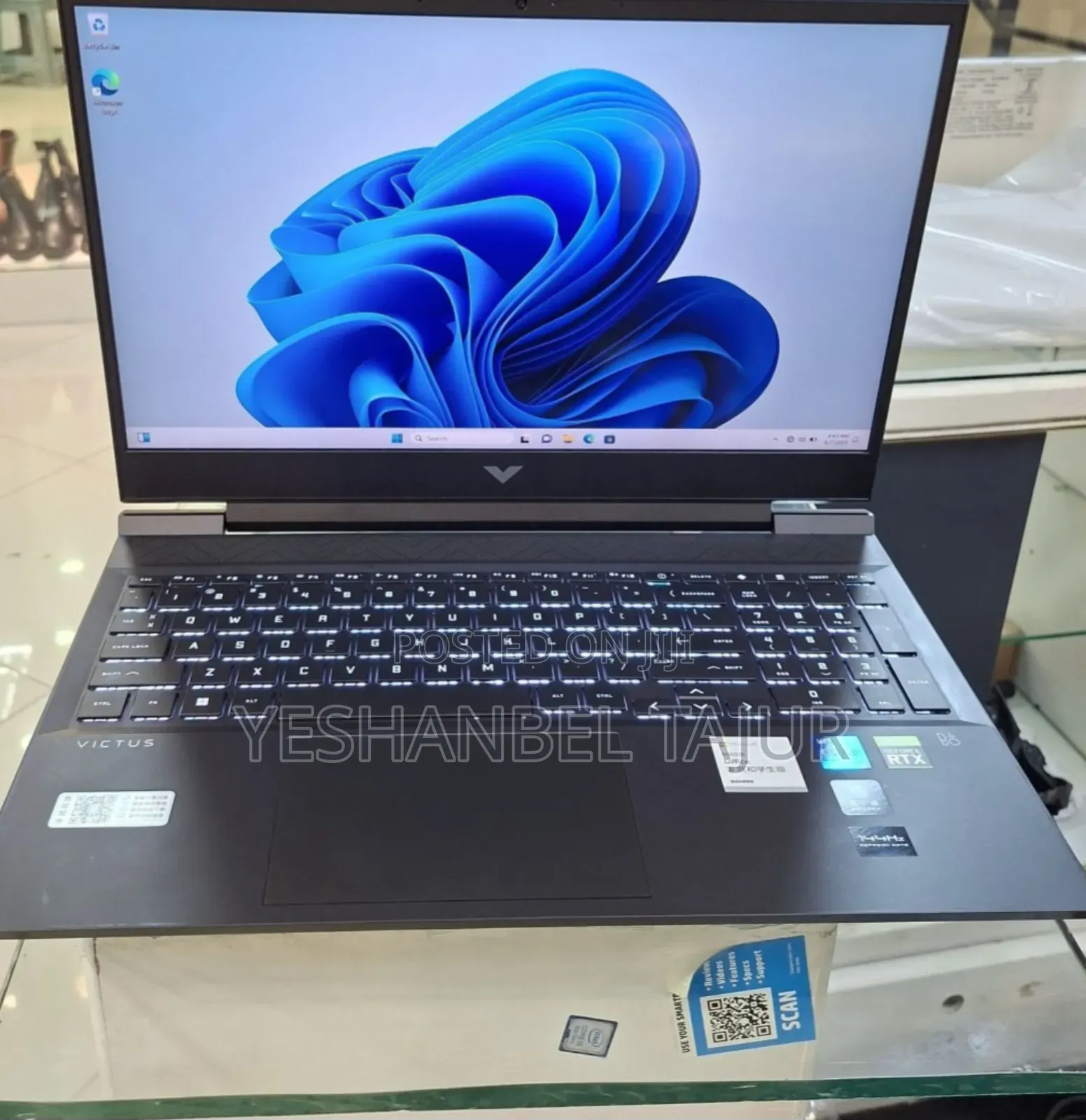 New Laptop HP Victus 16 16GB Intel Core I7 SSD 512GB