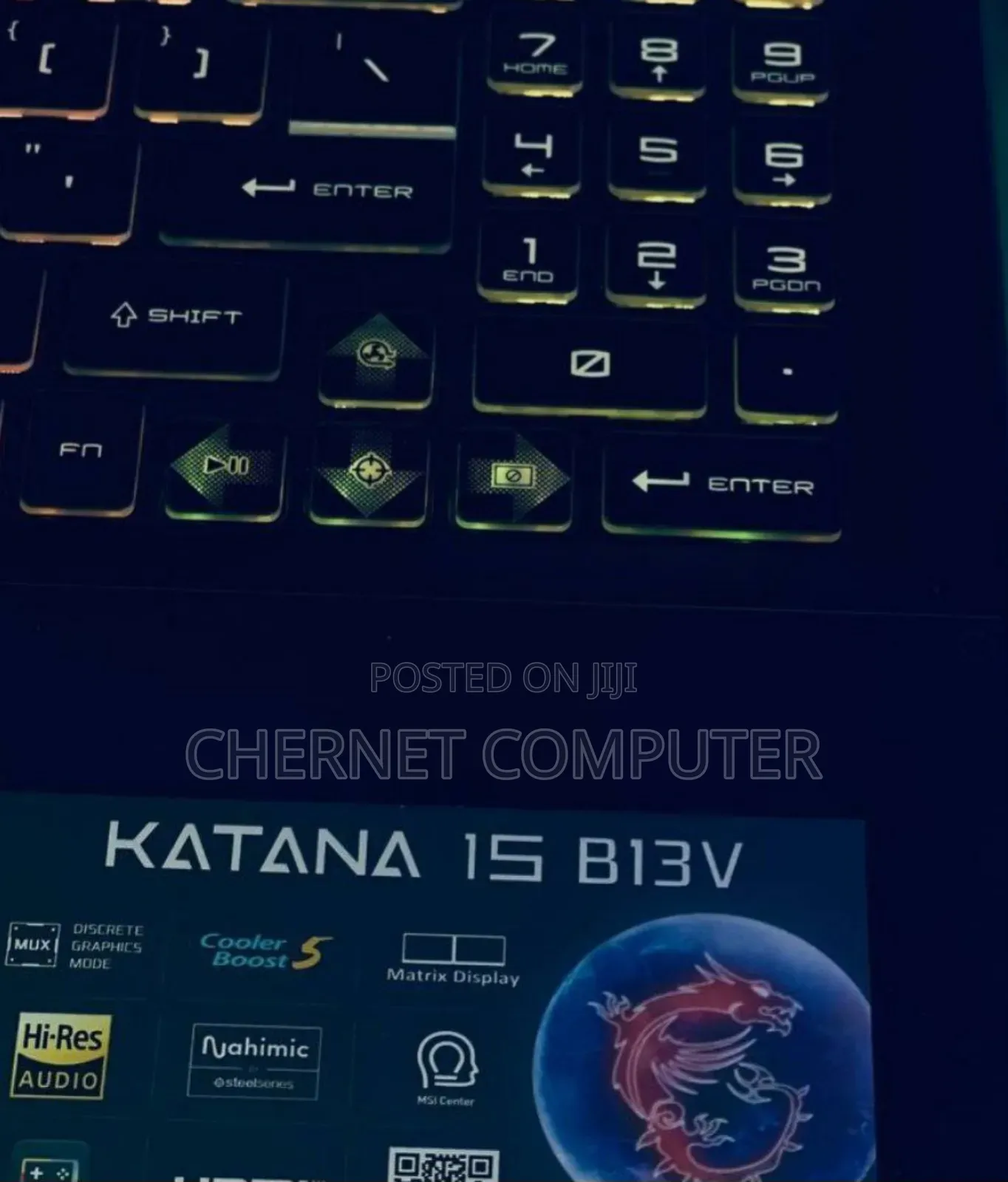 New Laptop MSI Katana 15 16GB Intel Core I7 SSD 1T