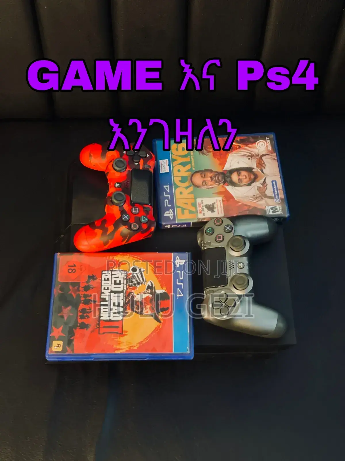 Game and Joystick and Playstation