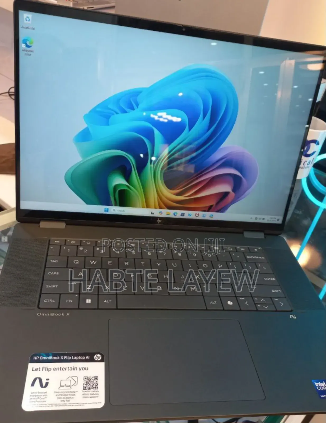 New Laptop HP OmniBook X Flip 16" 16GB Intel Core Ultra 7 SSD 1T