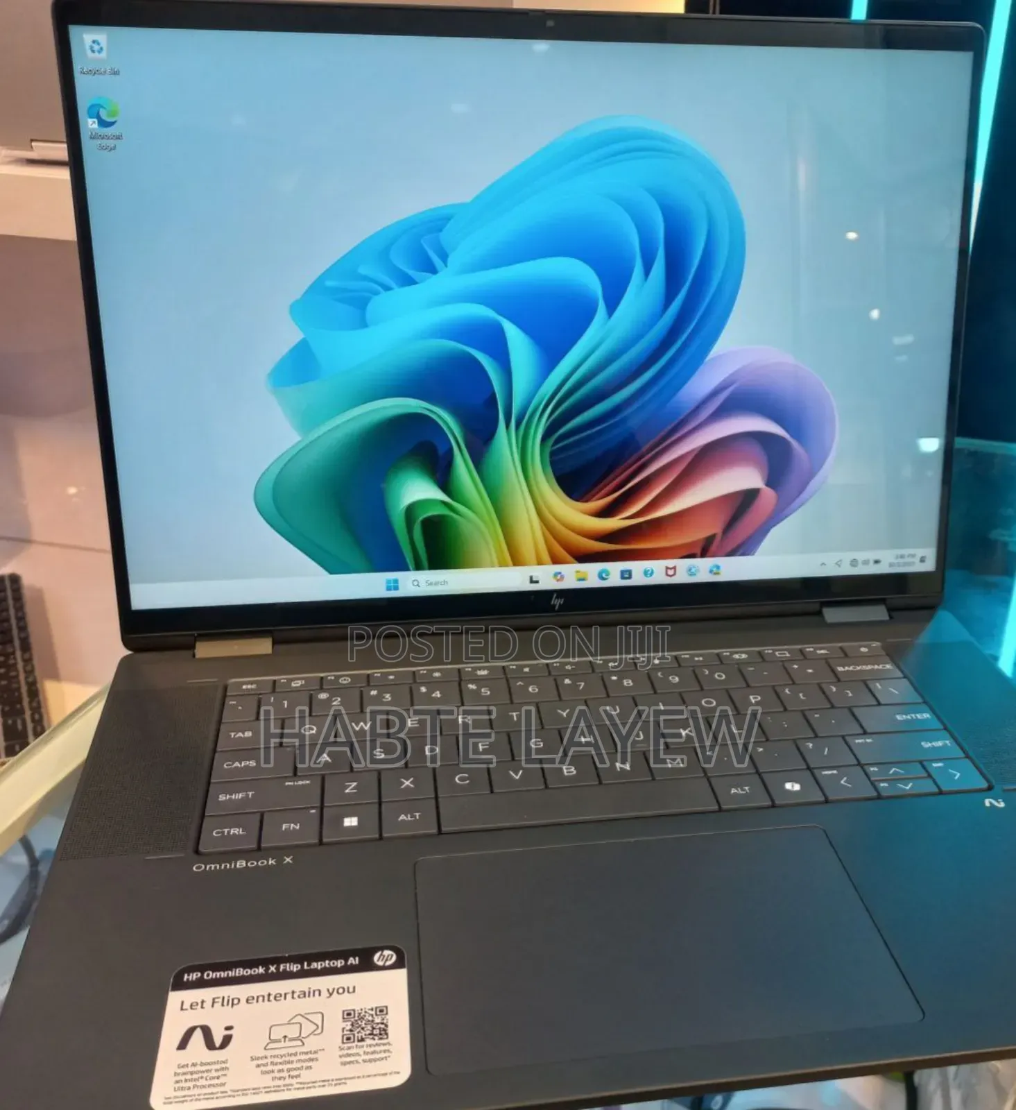 New Laptop HP OmniBook X Flip 16" 16GB Intel Core Ultra 7 SSD 1T