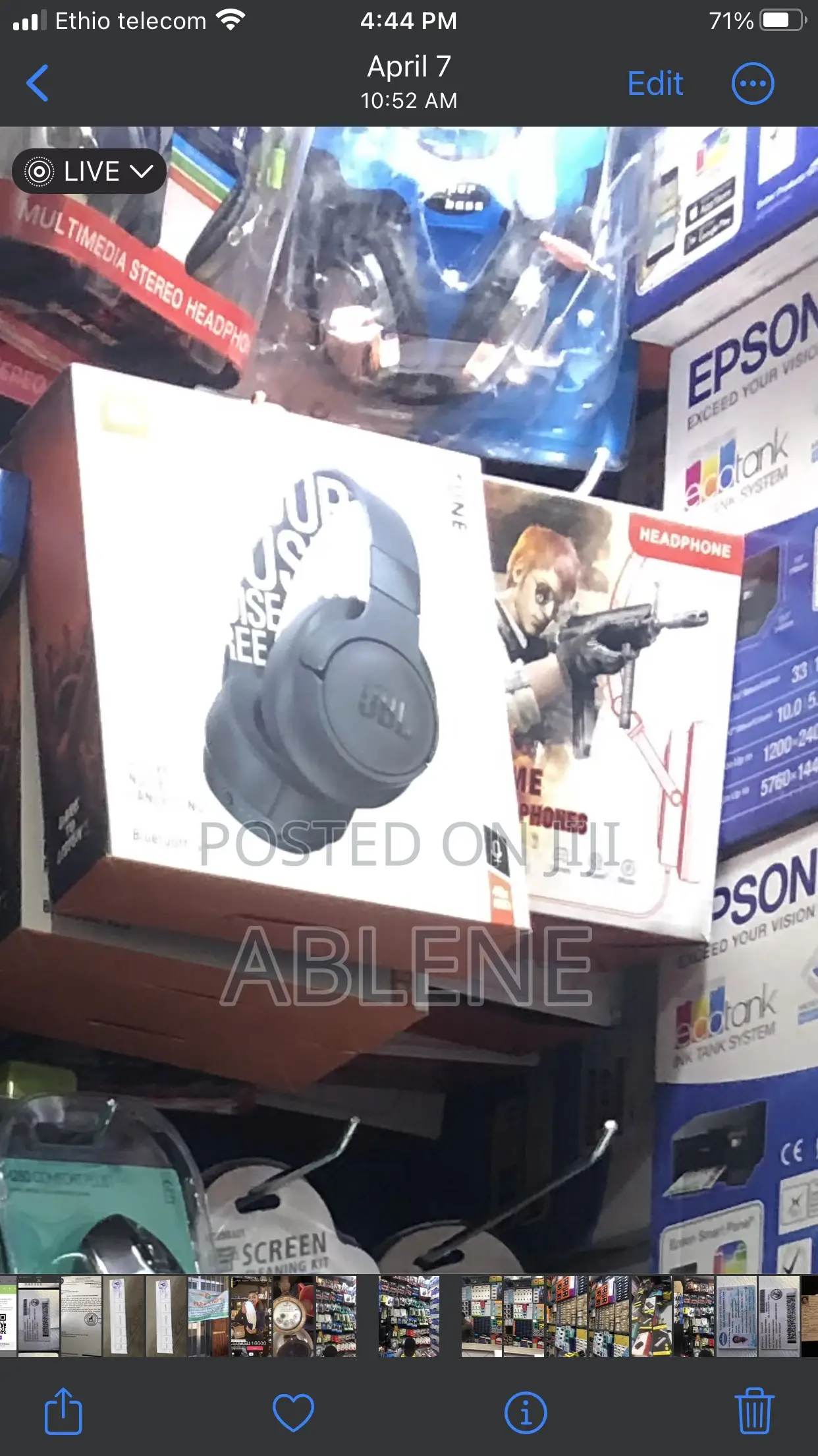 JBL Wireless Headphones(Tune710bt Wireless Headphones)