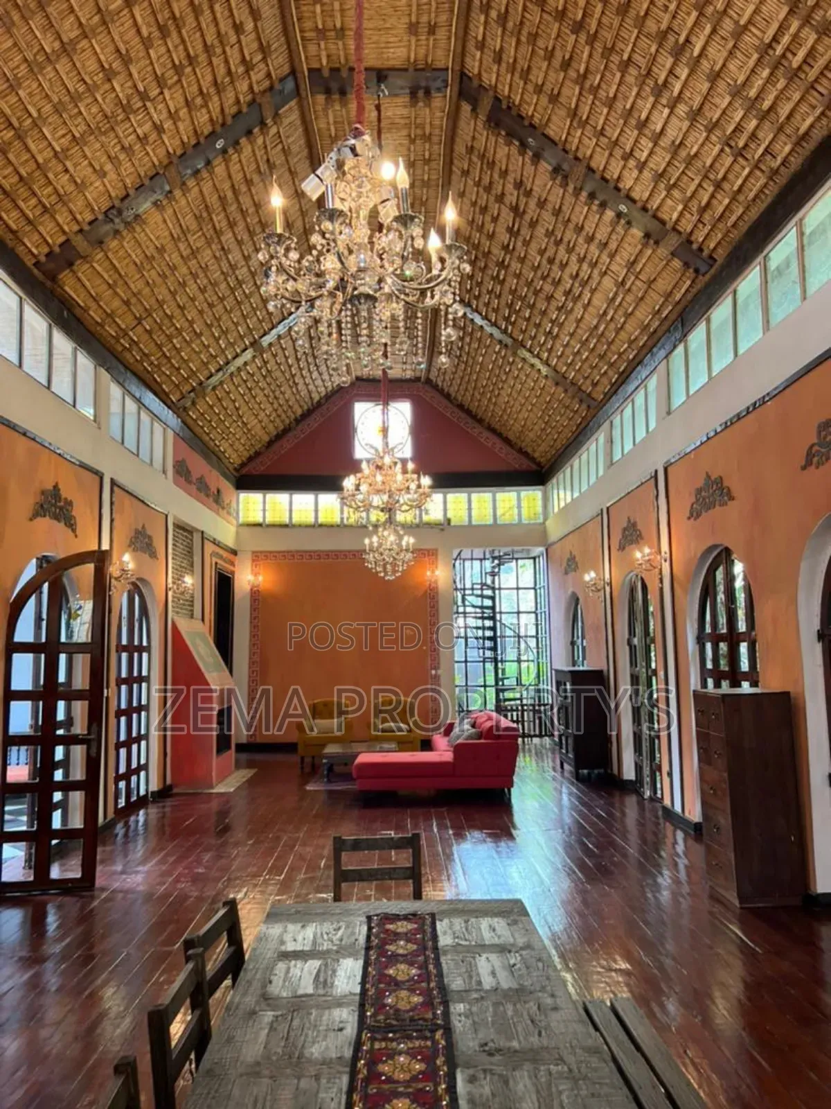 Furnished 5bdrm Villa in Between French And, Yeka for rent