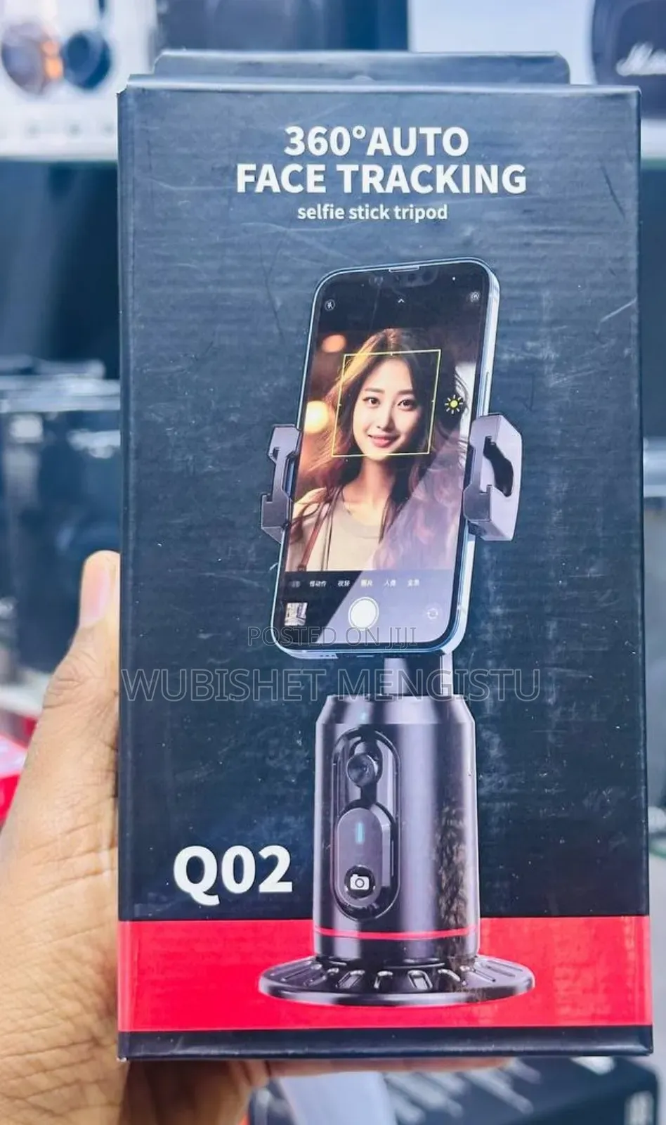 360 Degree 
Auto Face Tracking 
Selfie Stick Tripod