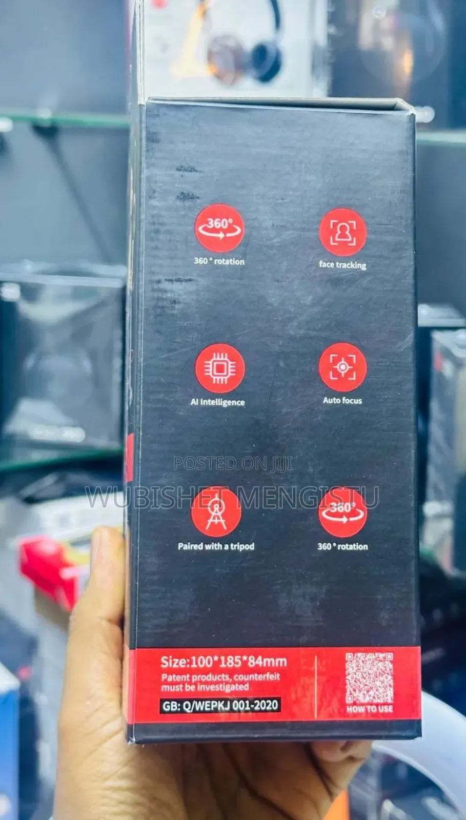 360 Degree 
Auto Face Tracking 
Selfie Stick Tripod