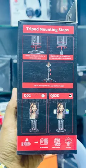 360 Degree 
Auto Face Tracking 
Selfie Stick Tripod