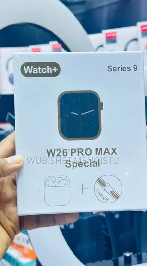 Photo - W26 Pro Max Special Smart Watch Two Strap With Airpod Gift