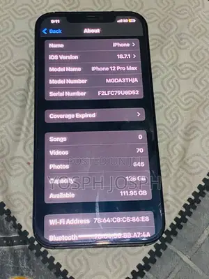 Photo - Apple iPhone 12 Pro Max 128 GB Blue