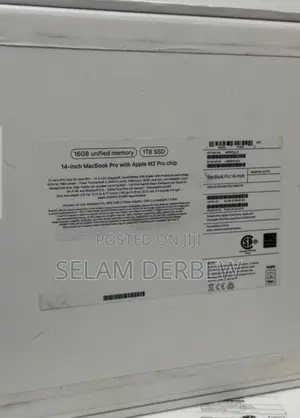 New Laptop Apple MacBook Pro 2023 M2 16GB Apple M2 SSD 1T