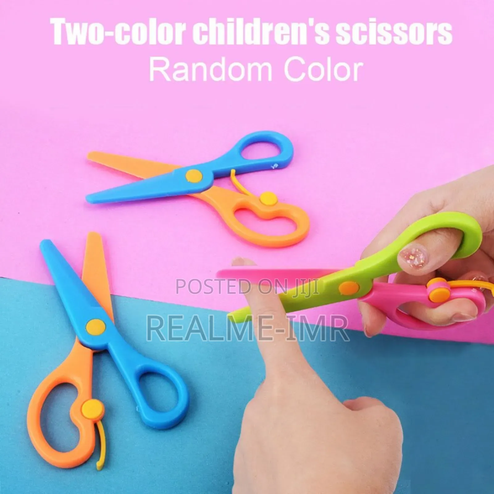 Kids Safety Scissor -plastic Blade With Supporter (Safe First Scissor)