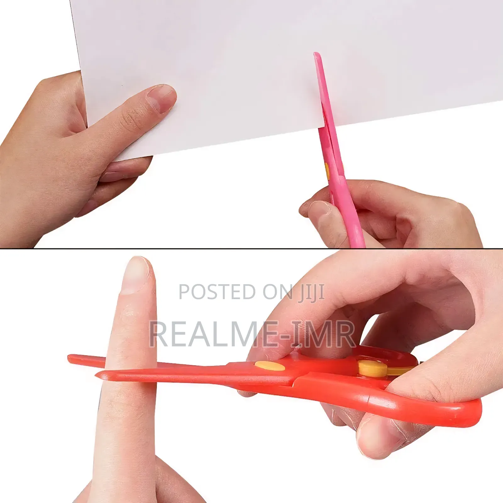 Kids Safety Scissor -plastic Blade With Supporter (Safe First Scissor)