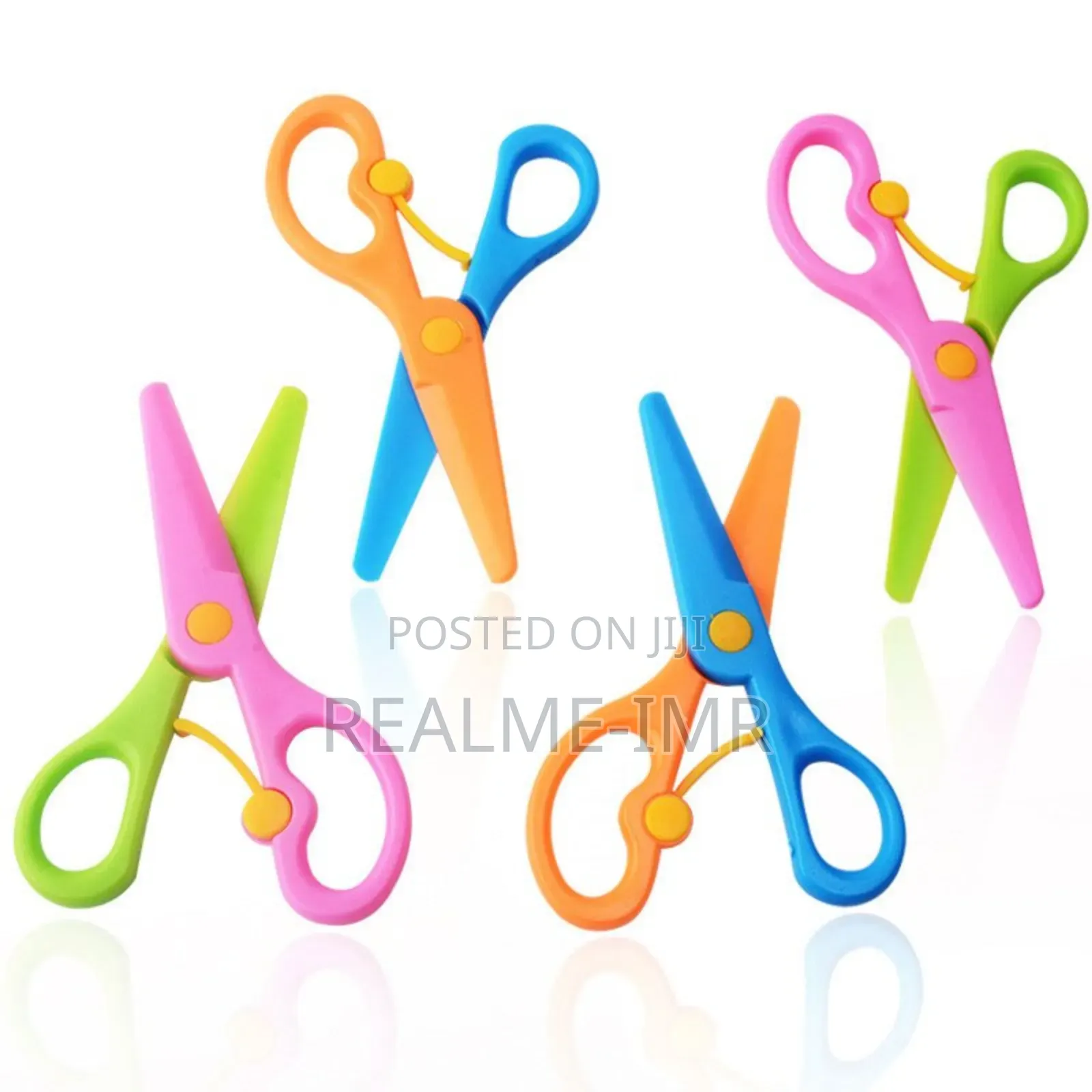 Kids Safety Scissor -plastic Blade With Supporter (Safe First Scissor)