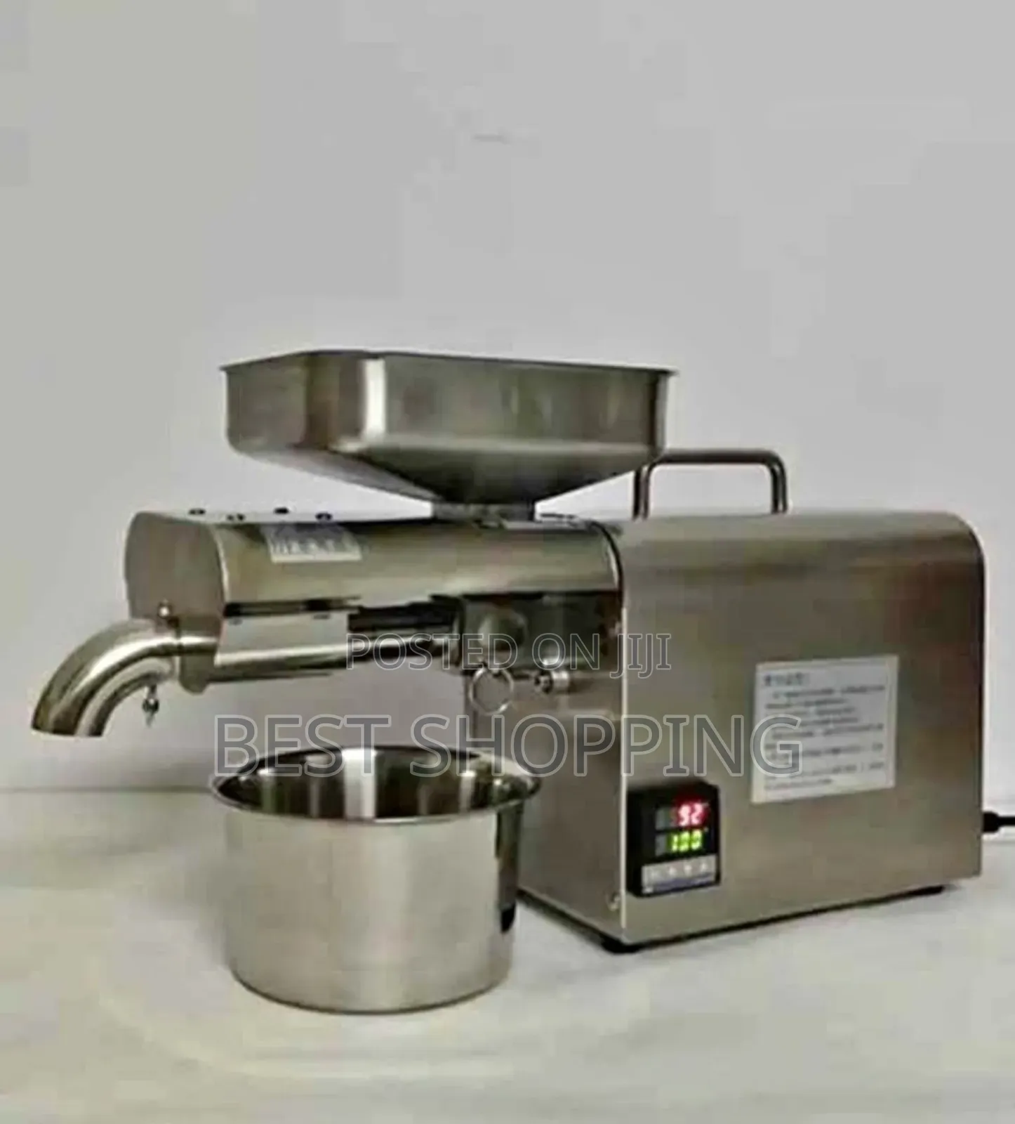 Oil Press Machine Extracts Oil የዘይት መጭመቂያ