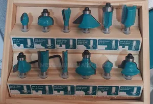 Total Router Bits 12pcs