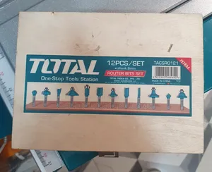 Total Router Bits 12pcs