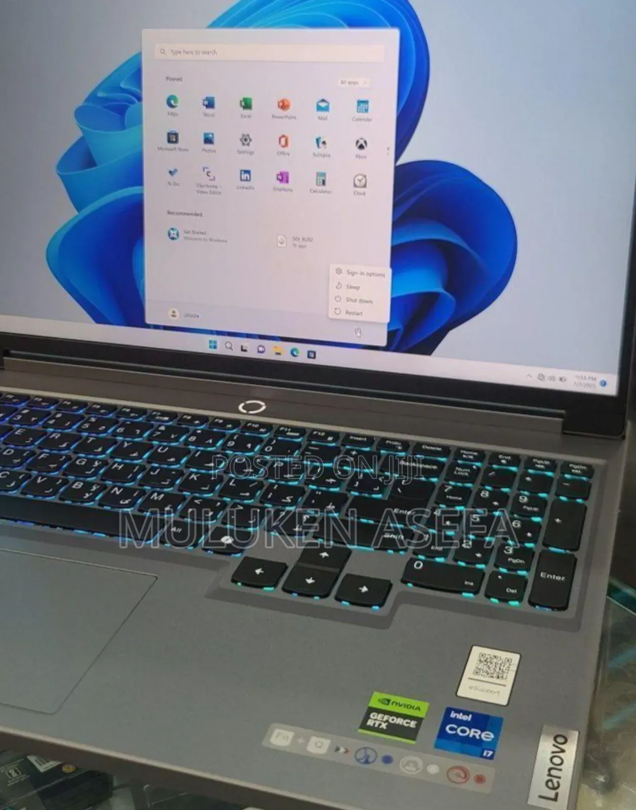 New Laptop Lenovo Legion 5 16GB Intel Core I7 SSD 1T