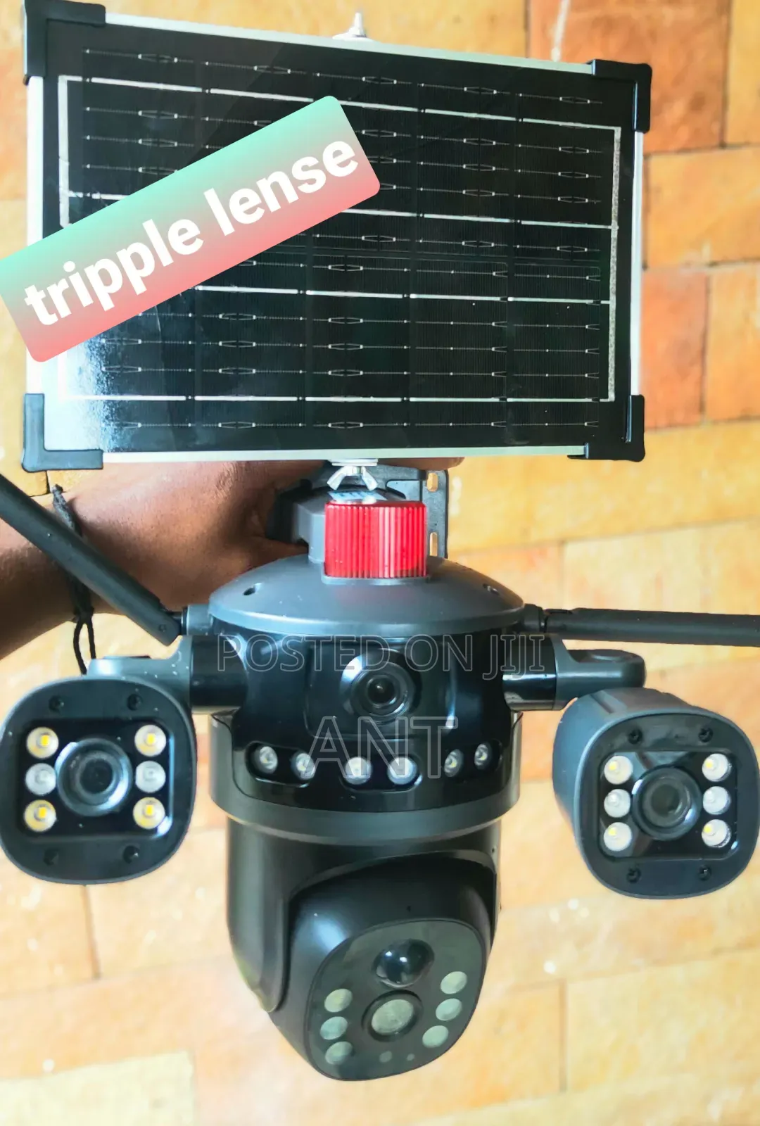 4g 5g Solar And Battery Powered Triple Lense 8mp Super Ultra Hd Camera