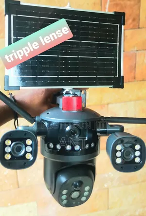 4g 5g Solar And Battery Powered Triple Lense 8mp Super Ultra Hd Camera