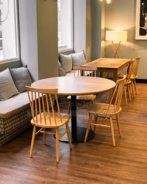 Photo - Cafe Seats(3chairs+Table)የካፌና ሬስቶራንት ወንበሮች