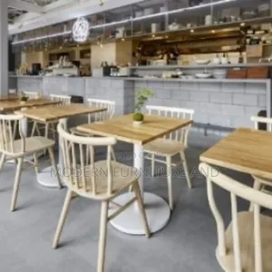 Cafe Seats(3chairs+Table)የካፌና ሬስቶራንት ወንበሮች