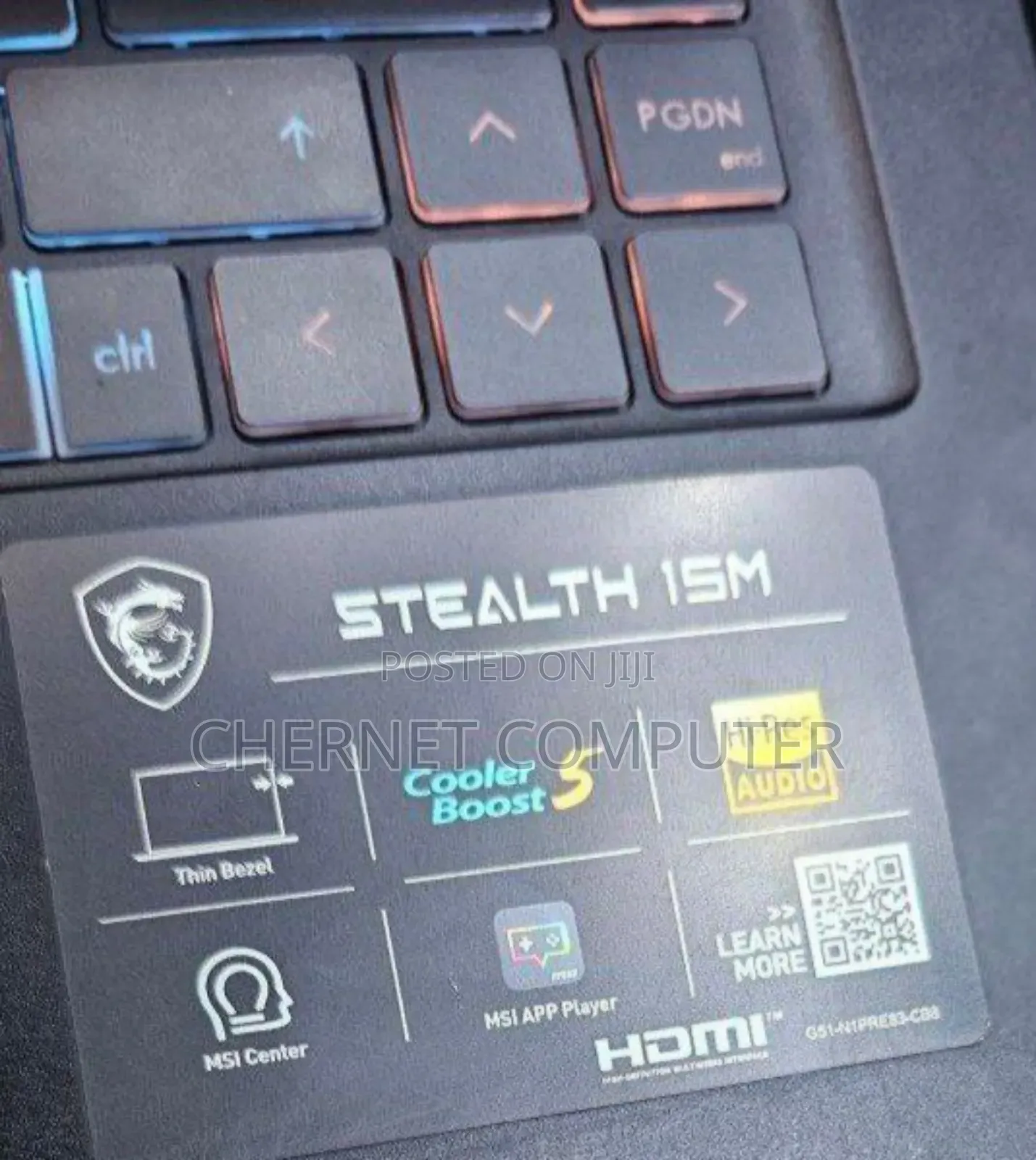 New Laptop MSI 16GB Intel Core I7 SSD 1T