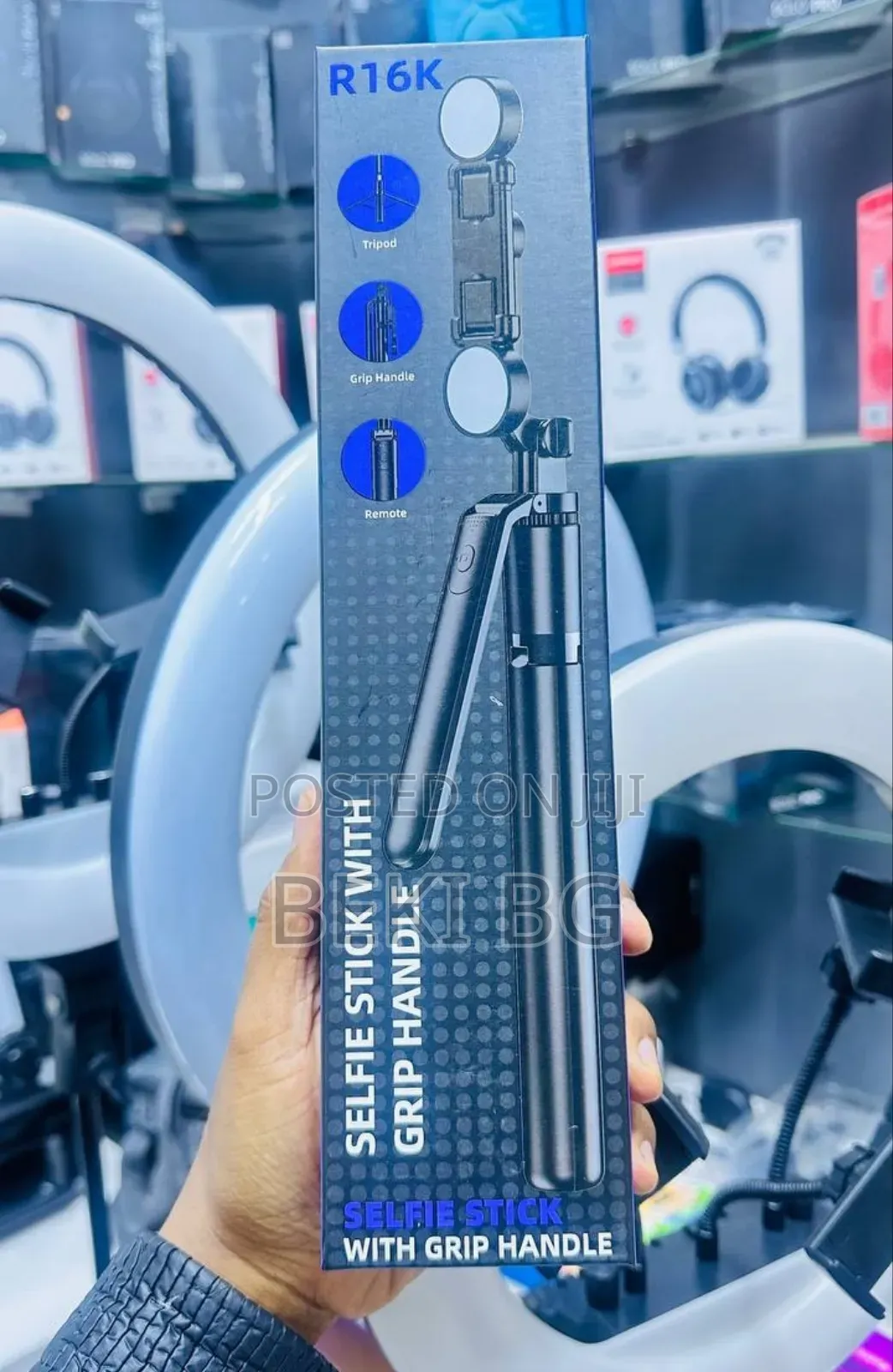 Selfie Stick With Grip Handle R16k